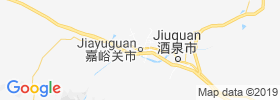 Jiayuguan map